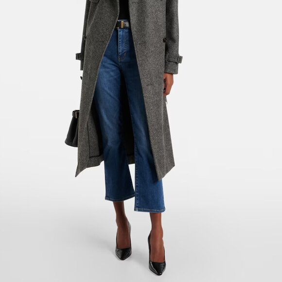 NEW Frame Blue Le High Straight Crop Jeans 28 - Picture 1 of 9